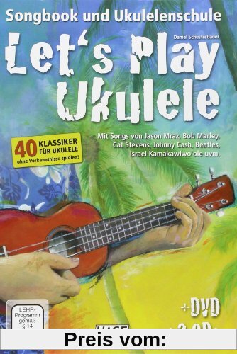 Let's Play Ukulele mit 2 CDs + DVD